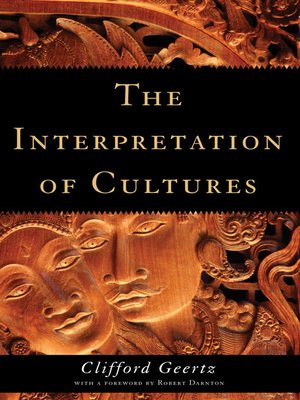 cover image of The Interpretation of Cultures